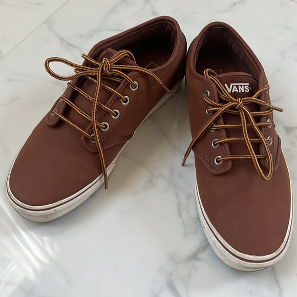 Vans Other - Vans Men’ Atwood Leather Brown/Mashmallow
Low-top Trainers Sneakers size 9.5